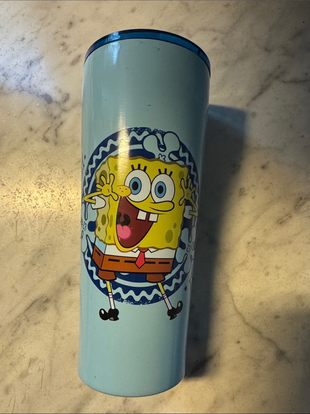 SpongeBob SquarePants Light Blue Tumbler